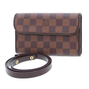 Louis Vuitton Damier Pochette Florentine Pouch Tea
